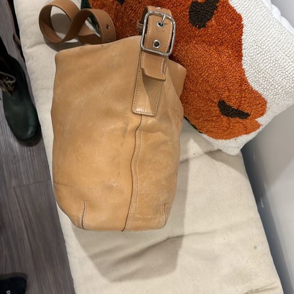 Coach Vintage/Rare Classic Medium Slim Duffle/Bucket Bag - Taupe 9186 - Picture 4 of 8